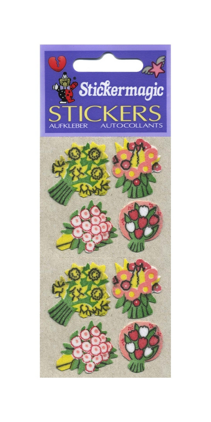 Sticker - Samt- Blumenstrauss