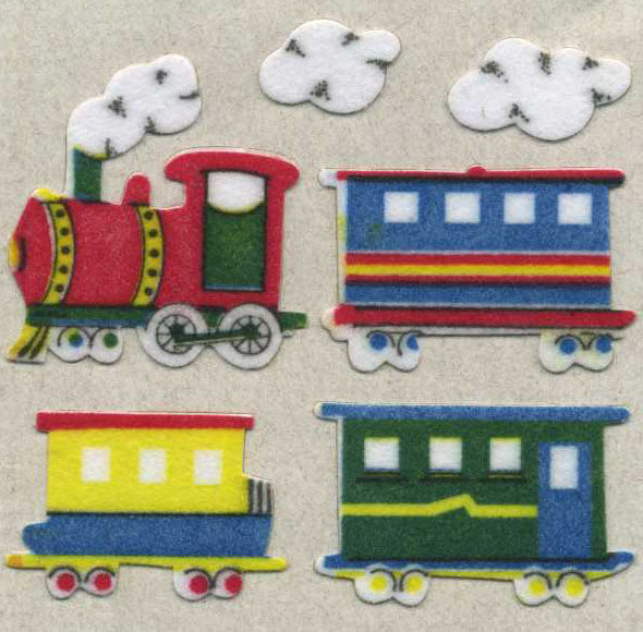 Sticker - Samt- Dampflokomotive