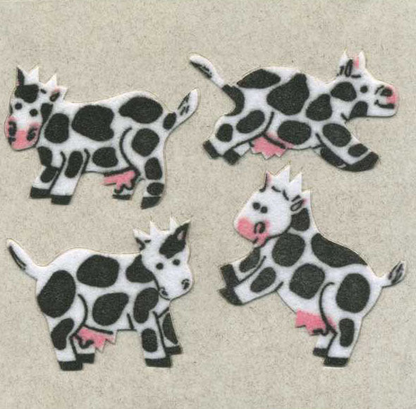 Sticker - Samt- Kühe