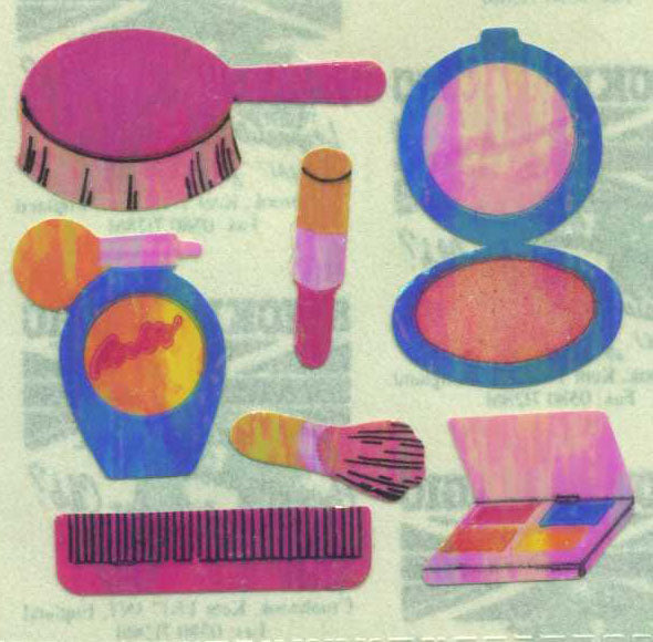 Sticker - Perlmut - Make Up Set