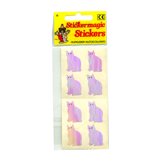 Sticker - Perlmut - Katzen