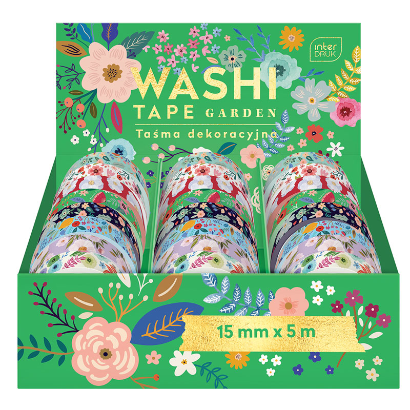BlissBox.ch Washi Tape Garden Blumen Papeterie Schweiz 