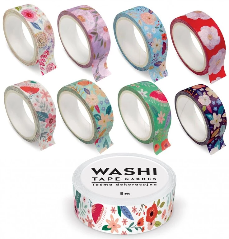 BlissBox.ch Washi Tape Garden Blumen Papeterie Schweiz 