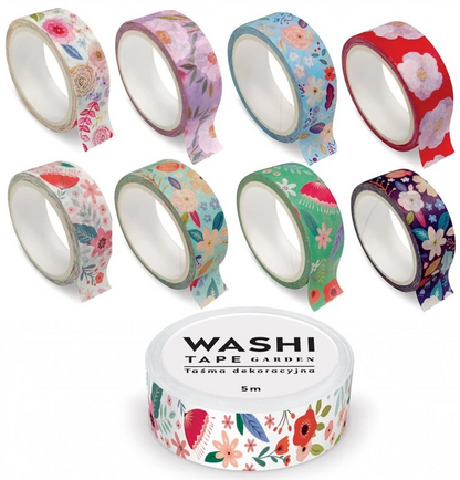 BlissBox.ch Washi Tape Garden Blumen Papeterie Schweiz 