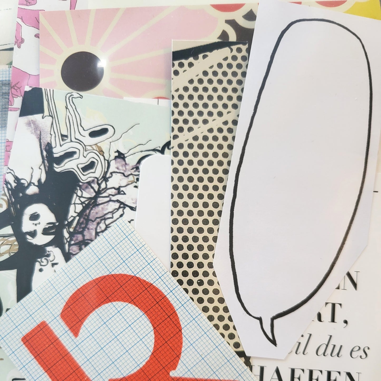 Blissbox.ch Collage Kit Paper Mood Papeterie Schweiz Chur