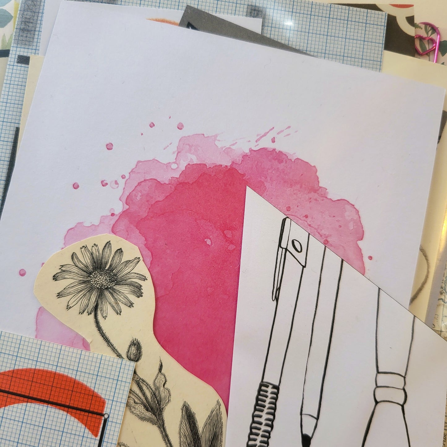 Blissbox.ch Collage Kit Paper Mood Papeterie Schweiz Chur