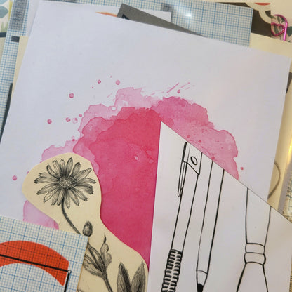 Blissbox.ch Collage Kit Paper Mood Papeterie Schweiz Chur