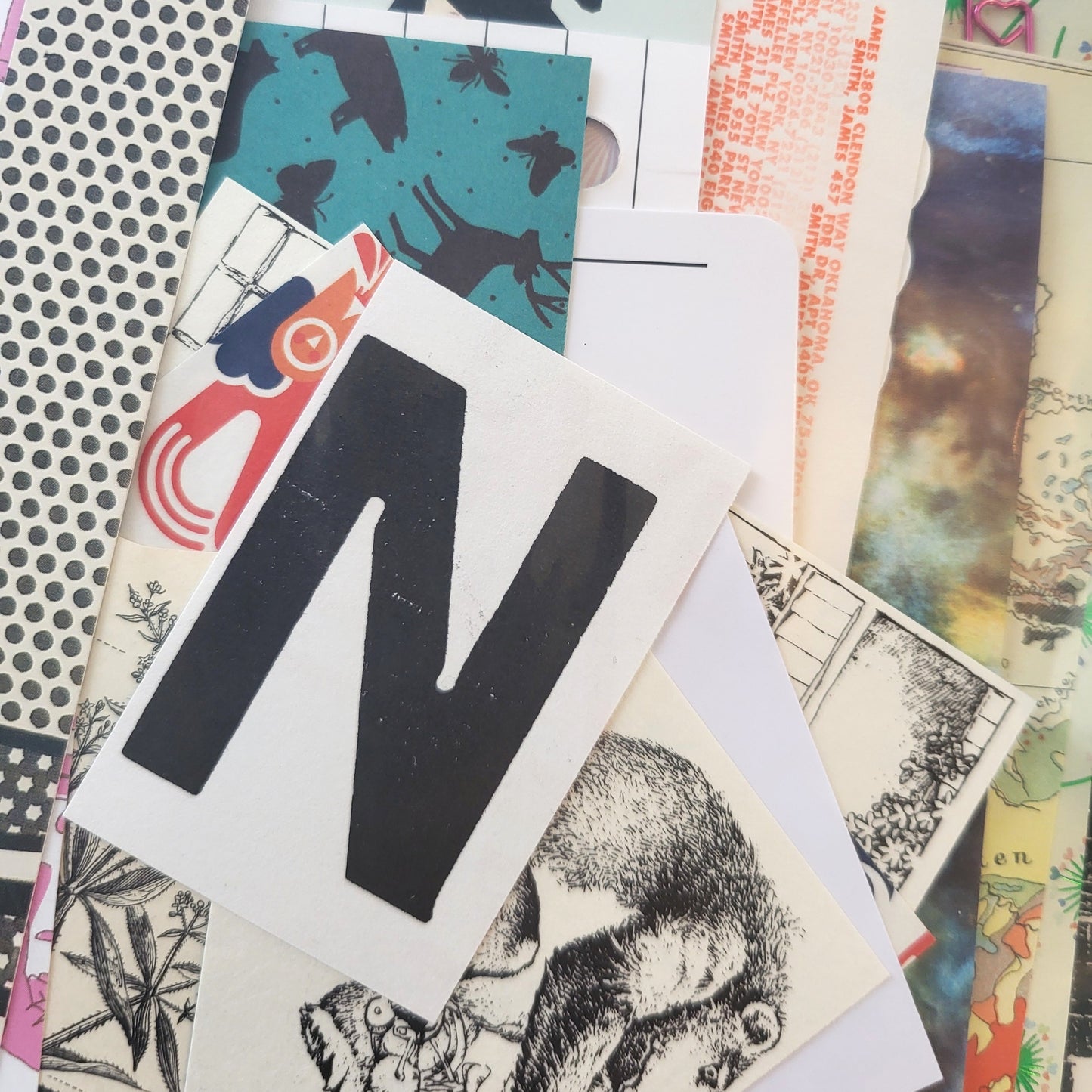 Blissbox.ch Collage Kit Paper Mood Papeterie Schweiz Chur