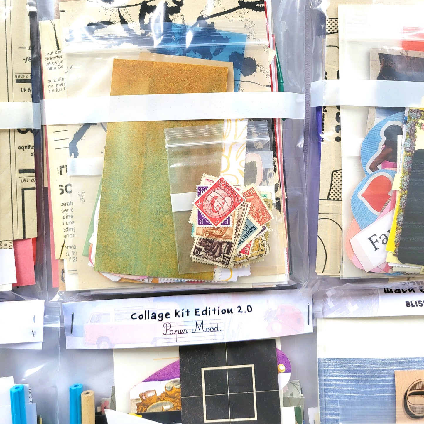 Blissbox.ch Collage Kit Paper Mood Papeterie Schweiz Chur