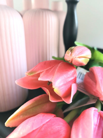 Frühling Geschenkset Geschenkbox Duftkerze Vase Tulpe BlissBox.ch Papeterie Schweiz