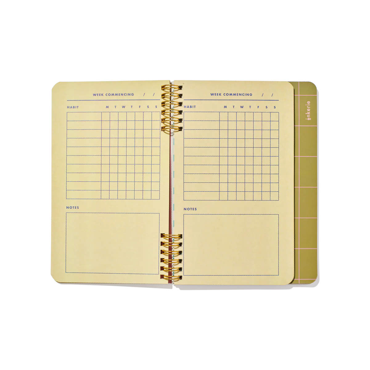 Kikkerland Habit und Goal Tracker  RIngbuch BlissBox.ch Papeterie Schweiz