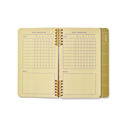 Kikkerland Habit und Goal Tracker  RIngbuch BlissBox.ch Papeterie Schweiz