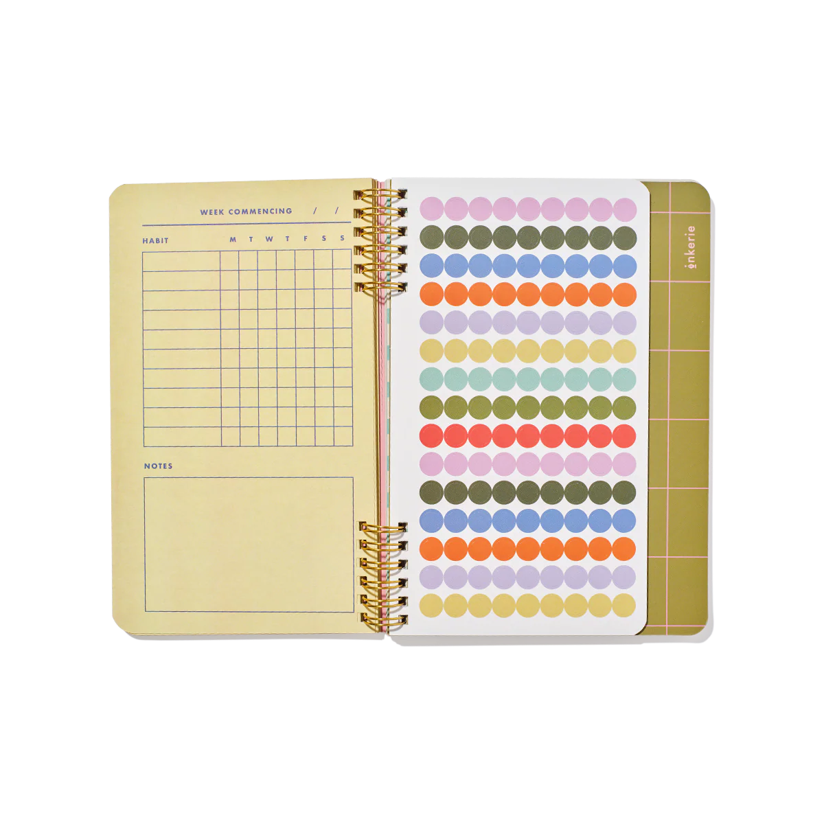 Kikkerland Habit und Goal Tracker  RIngbuch BlissBox.ch Papeterie Schweiz