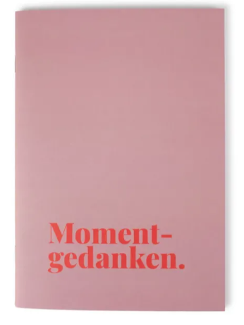 Notizheft Momentgedanken  | BlissBox.ch Papeterie Schweiz