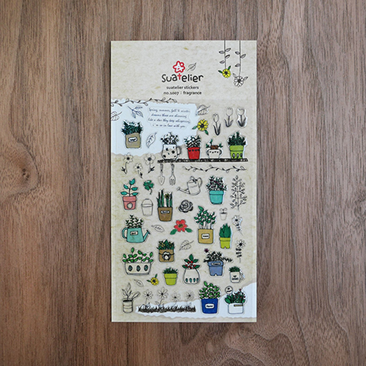 Suatelier Daily Deco Sticker fragrance Sticker Sheet Papeterie Schweiz BlissBox.ch