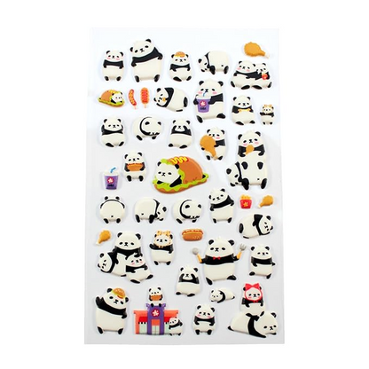 Suatelier Daily Deco Sticker panda Sticker Sheet Papeterie Schweiz BlissBox.ch