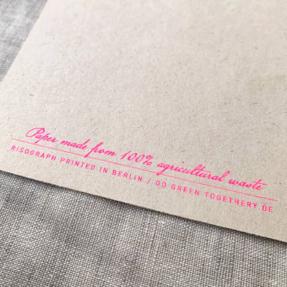 Togethery Blauwal RIsograph Postkarten BlissBox.ch Papeterie Schweiz