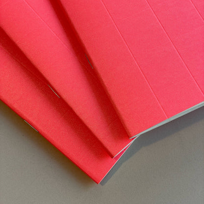 Notizbuch - Herr und Frau Rio  - Neon Pink - Drei Raster