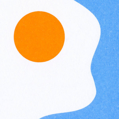 Herr & Frau Rio Postkarte Spiegelei