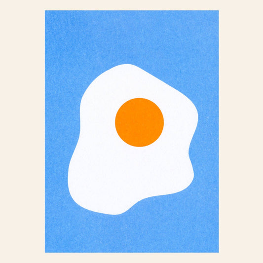 Herr & Frau Rio Postkarte Spiegelei