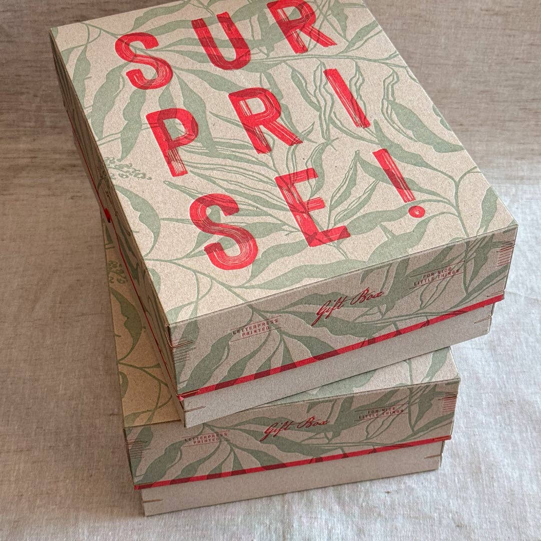 Geschenkbox (leer) "Surprise!" Classic