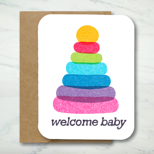 Grusskarte "Welcome Baby"