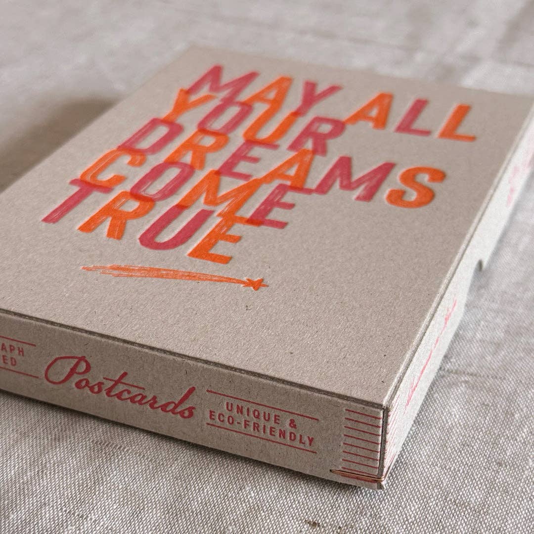 Postkartenbox - May All Your Dreams Come True