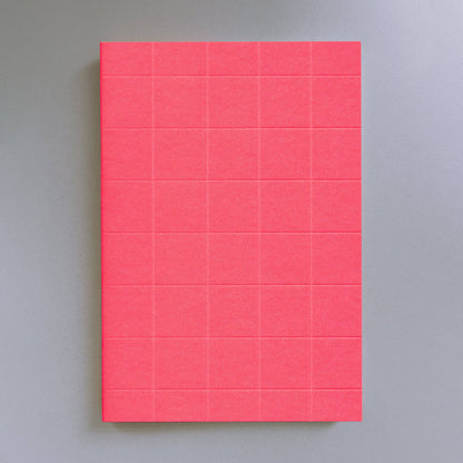 Notizbuch - Herr und Frau Rio  - Neon Pink - Drei Raster