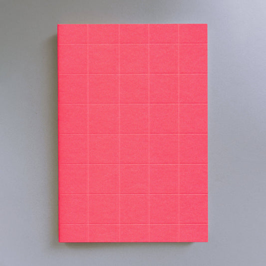 Notizbuch - Herr und Frau Rio  - Neon Pink - Drei Raster