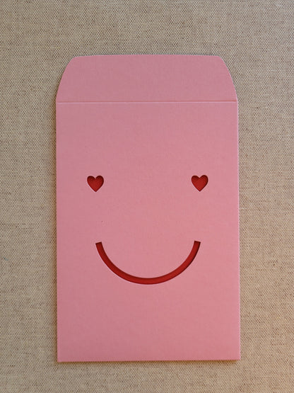 cut&make Smiley Herz Grusskarte Papeterie Schweiz Chur BlissBox.ch