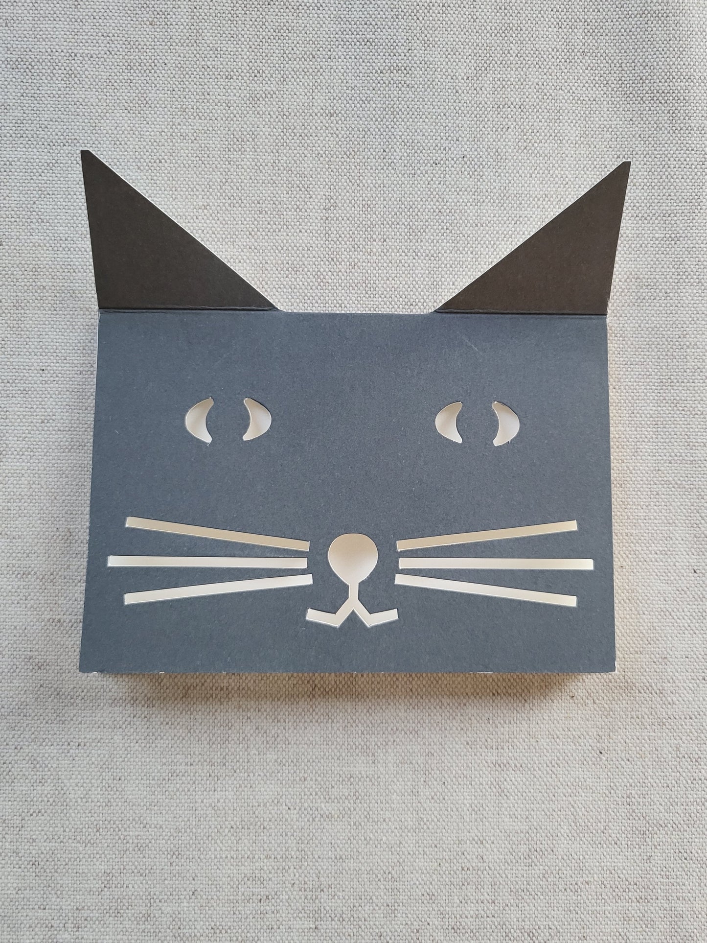 cut&make Katze Grusskarte Papeterie Schweiz Chur BlissBox.ch