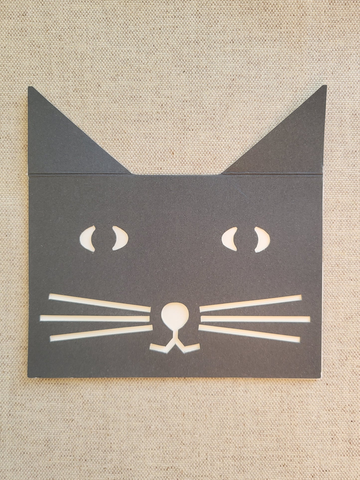 cut&make Katze Grusskarte Papeterie Schweiz Chur BlissBox.ch