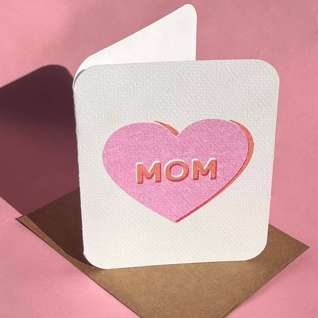 Grusskarte "Mom" Herz
