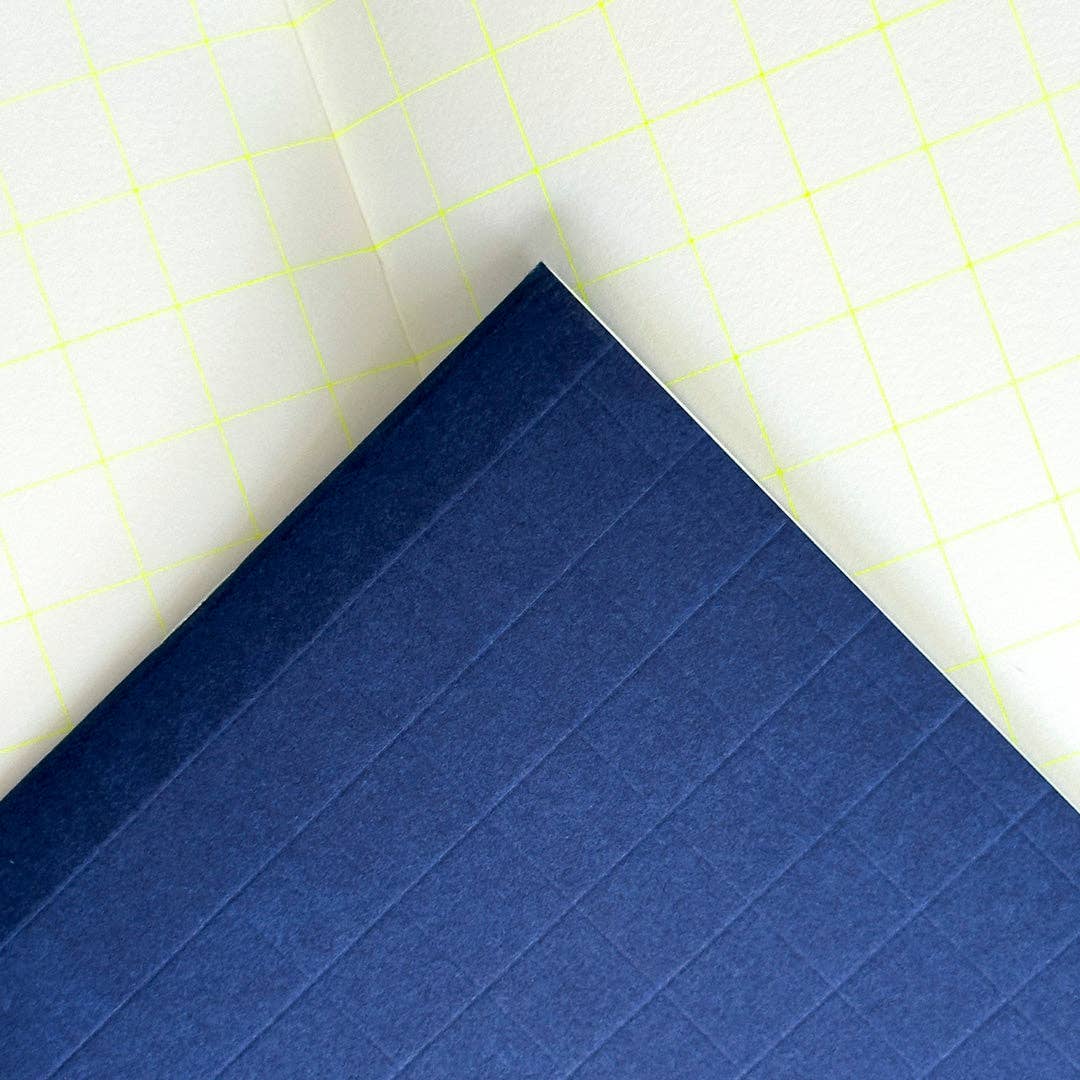 Notizbuch - Herr und Frau Rio - Denim & Neon Gelb