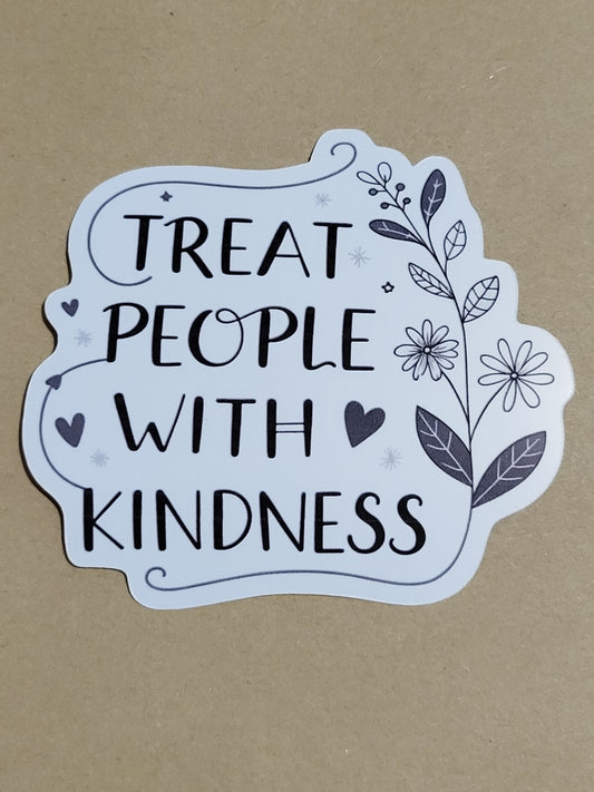 Vinyl Sticker Treat People With Kindness inspired by Harry Styles