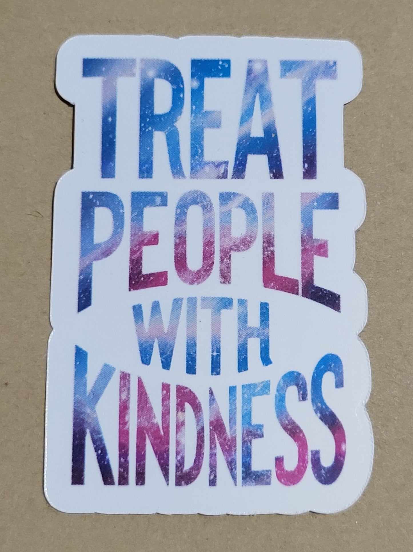 Vinyl Sticker Treat People With Kindness inspired by Harry Styles